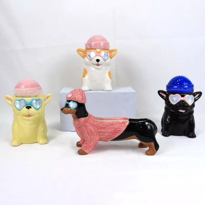 Bougeoir en céramique animale Bougeoir en céramique animale