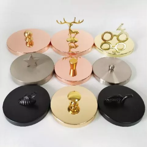 Couvercle de pot de bougie personnalisé