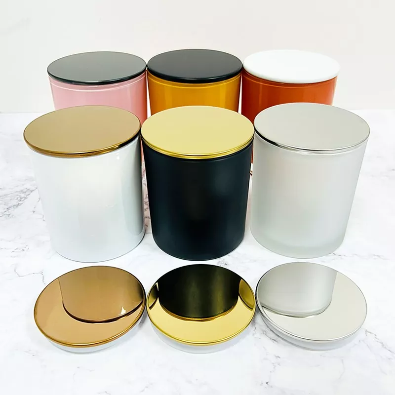 Couvercle de pot à bougie en acier inoxydable enderme