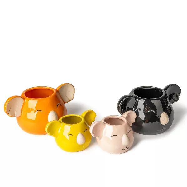 Bougeoirs en céramique en forme de koala