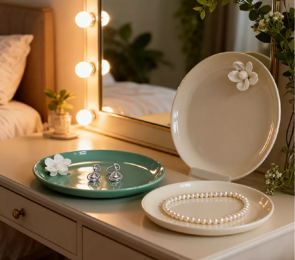 Plat de bijoux en céramique Insta minimaliste